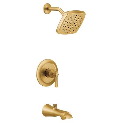 Moen UTS3913BG- Flara M-CORE 3-Series 1-Handle Tub and Shower Trim Kit in Brushed Gold (Valve Not Included)