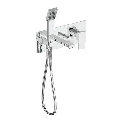 Vogt TM.KG.2200.CC- Kapfenberg Trim for Wall Mount Tub Filler Chrome