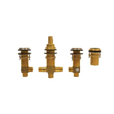 Toto TBN02203U#CP- TOTO Three-Hole Roman Tub Filler Rough-In Valve, Polished Chrome - TBN02203U#CP | FaucetExpress.ca