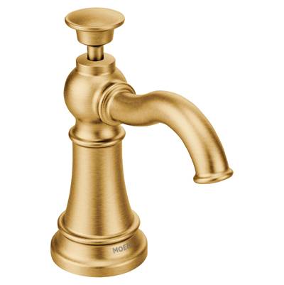 Moen S3945BG- Traditional Soap Dispenser in Brushed Gold