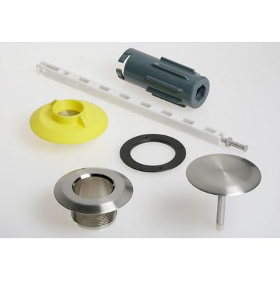 Geberit 241.726.ID.1- Ready-to-fit-set d52, for Geberit bathtub drain with push actuation PushControl: PVD brushed nickel | FaucetExpress.ca