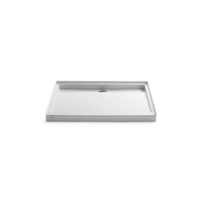 Kohler 9925-0- Groove® 48'' x 36'' Single threshold rear center drain shower base | FaucetExpress.ca