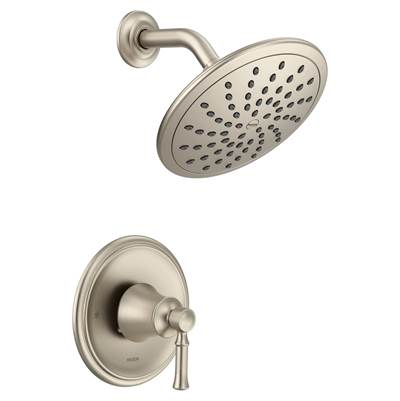Moen T2282EPBN- Dartmoor Posi-Temp Rain Shower 1-Handle Shower Only Faucet Trim Kit in Brushed Nickel (Valve Not Included)