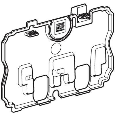 Geberit 243.423.00.1- Protection plate for Geberit actuator plate Sigma60 | FaucetExpress.ca