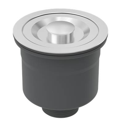 Zomodo WK-90-40-DP- Deep Bucket Drain Kit - Stainless - FaucetExpress.ca