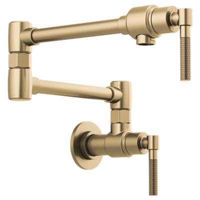 Brizo 62843LF-GL- Wall Mounted Pot Filler | FaucetExpress.ca