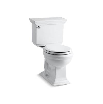 Kohler 3933-0- Memoirs® Stately Comfort Height® Two-piece round-front 1.28 gpf chair height toilet | FaucetExpress.ca