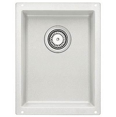 Blanco 401703- PRECIS U ¾ Bar/Prep Sink, Undermount, SILGRANIT®, White | FaucetExpress.ca