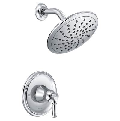 Moen T2282EP- Dartmoor Posi-Temp Rain Shower 1-Handle Shower Only Faucet Trim Kit in Chrome (Valve Not Included)