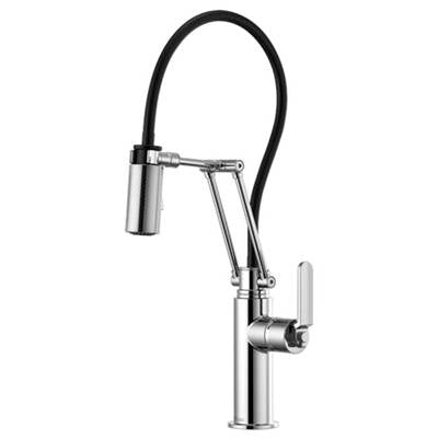 Brizo 63244LF-PC- Articulating, Industrial Handle | FaucetExpress.ca