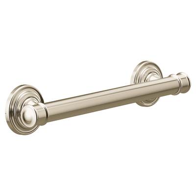 Moen YG6412NL- Belfield Polished Nickel 12'' Designer Grab Bar