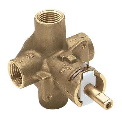 Moen 2510- Brass Rough-In Posi-Temp Pressure-Balancing Cycling Tub and Shower Valve - 1/2 in. IPS Connection - FaucetExpress.ca