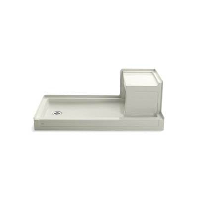 Kohler 1977-96- Tresham® 60'' x 32'' Single threshold left-hand drain shower base with integral right-hand seat | FaucetExpress.ca