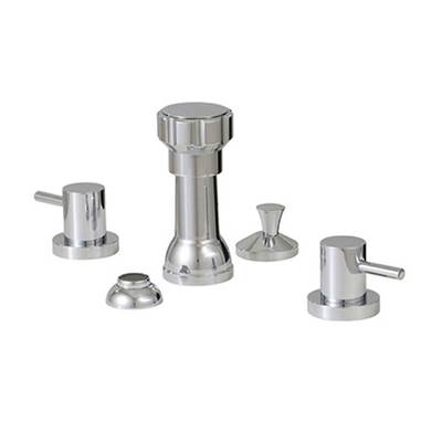 Aquabrass - X7526 Xround 4 Hole Bidet Faucet