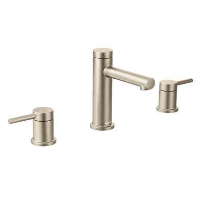 Moen T6193BN- Align 8 in. Widespread 2-Handle Bathroom Faucet Trim Kit in Brushed Nickel (Valve Not Included)