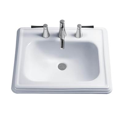 Toto LT531.8#12- Promenade 8'' Ctr Self Rim Lav Sedona Beige - FaucetExpress.ca