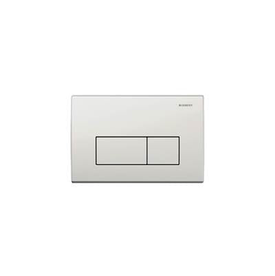 Geberit 115.260.11.1- Geberit actuator plate Kappa50 for dual flush: white alpine | FaucetExpress.ca