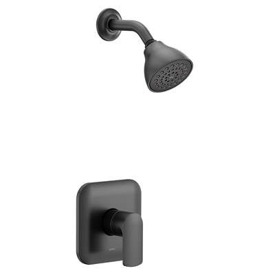 Moen UT2812EPBL- Rizon M-Core 2-Series Eco Performance 1-Handle Shower Trim Kit In Matte Black (Valve Sold Separately)