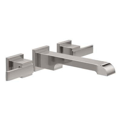 Delta T3567LF-SSWL- 2H Wall Mount Lavatory Faucet - 8'' | FaucetExpress.ca