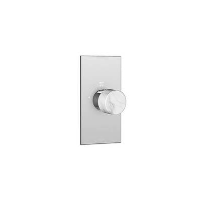 Aquabrass - Srm00 Marmo Trim Set - White - T12000 Valve