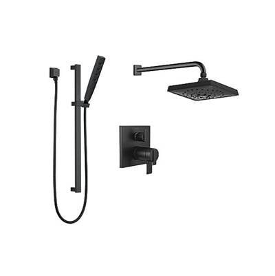 Delta DF-KIT25-THSBL-WS- Square Thermostatic Shower Kit