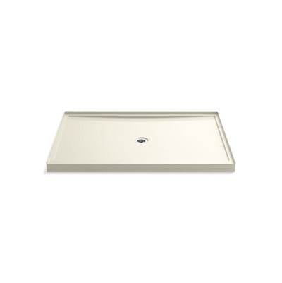 Kohler 8659-96- Rely® 60'' x 42'' Single-threshold shower base with center drain | FaucetExpress.ca