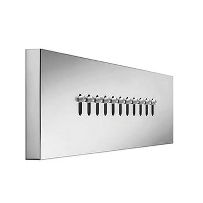 Aquabrass - 2583 Square Flush Mount Wavy Body Jet