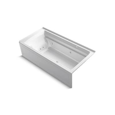Kohler 1124-XGHRA-0- Archer® 72'' x 36'' integral apron whirlpool + Heated BubbleMassage air bath with right-hand drain | FaucetExpress.ca