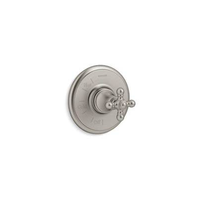 Kohler TS72767-3-BN- Artifacts® Rite-Temp(R) valve trim with cross handle | FaucetExpress.ca