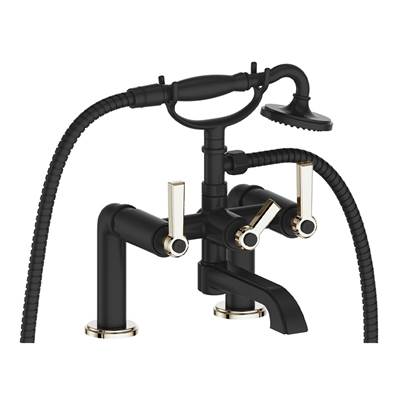 Vogt BF.Z1.2000.PB- Zehn Deck Mount Tub Filler Polished Nickel Matte Black