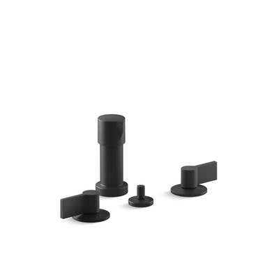 Kohler 77983-4-BL- Components(TM) widespread bidet faucet with Lever handles | FaucetExpress.ca