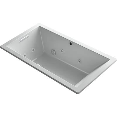 Kohler 1173-XHGH-95- Underscore Rectangle 66-in X 36-in Heated Bubblemassage Air Bath With Whirlpool, Reversible Drain | FaucetExpress.ca