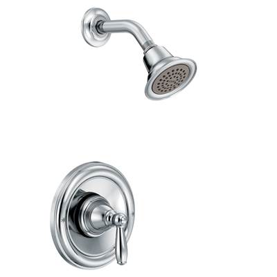 Moen T2152- Brantford Posi-Temp Single-Handle 1-Spray Shower Faucet Trim Kit in Chrome (Valve Not Included)