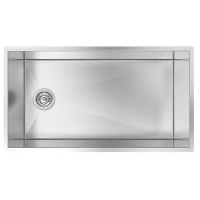 Zomodo CRC762-K1- Standard Kit - Cube Super Single Sink And Accessory Kit - Undermount, 18ga, R0/6 (inc: bottom grid And cutting board) - FaucetExpress.ca