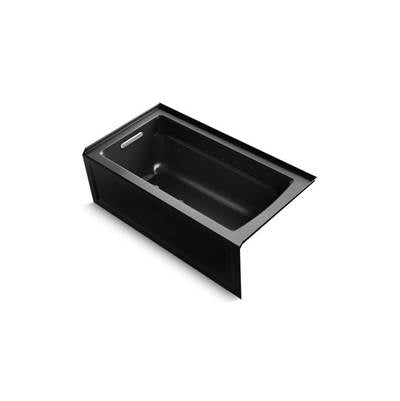 Kohler 1123-LA-7- Archer® 60'' x 32'' alcove bath with integral apron, integral flange and left-hand drain | FaucetExpress.ca