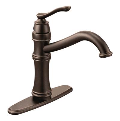Moen 7240ORB- Belfield Single-Handle Standard Kitchen Faucet in Oil Rubbed Bronze