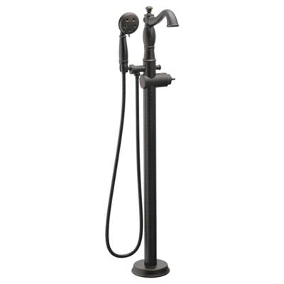 Delta T4797-RBFL-LHP- Floor Mount Tub Filler | FaucetExpress.ca