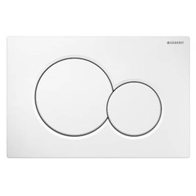 Geberit 115.770.11.5- Geberit actuator plate Sigma01 for dual flush: white alpine | FaucetExpress.ca