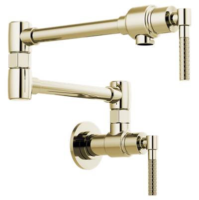 Brizo 62843LF-PN- Wall Mounted Pot Filler | FaucetExpress.ca