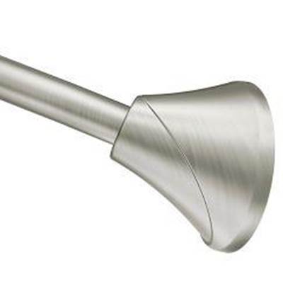 Moen CSR2172BN- Curved Shower Rods Brushed Nickel Tension Curved Shower Rods - FaucetExpress.ca