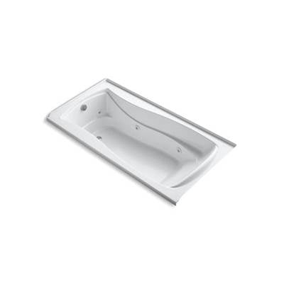 Kohler 1257-LW-0- Mariposa® 72'' x 36'' alcove whirlpool with Bask(R) heated surface, integral flange and left-hand drain | FaucetExpress.ca