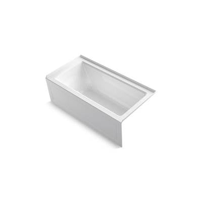 Kohler 1947-GHRA-0- Archer® 60'' x 30'' integral apron Heated BubbleMassage air bath with right-hand drain | FaucetExpress.ca