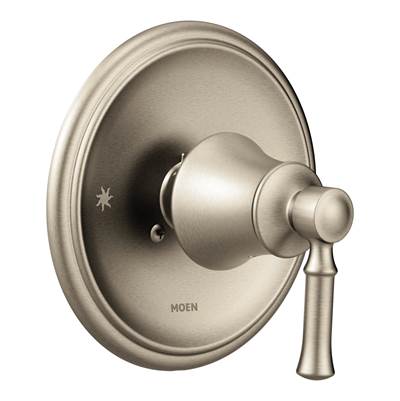 Moen T2181BN- Dartmoor Posi-Temp 1-Handle Wall-Mount Shower Only Faucet Trim Kit in Brushed Nickel (Valve Not Included)