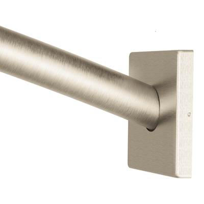 Moen CSR2167BN- Triva Brushed Nickel 5Ft Curved Shower Rod