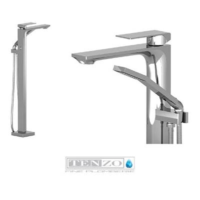 Tenzo SL51- Slik Floor Mount Tub Filler