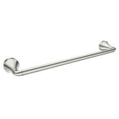 Moen MY6218BN- Hamden Spot Resist Brushed Nickel 18'' Towel Bar