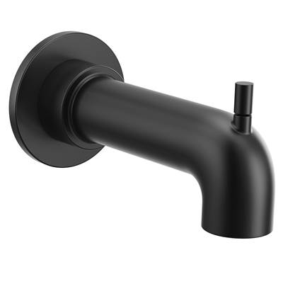 Moen 3346BL- Cia Diverter Tub Spout With Slip-Fit Cc Connection In Matte Black