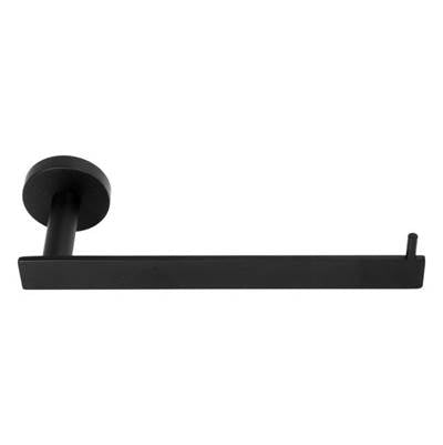 Laloo A6980 MB- Ash Hand Towel Bar - Matte Black | FaucetExpress.ca