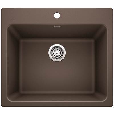 Blanco 401904- LIVEN Single Bowl Laundry Sink, SILGRANIT®, Café | FaucetExpress.ca