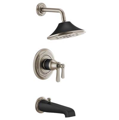 Brizo T60461-NKBL- Tempassure Thermostatic Tub And Shower | FaucetExpress.ca